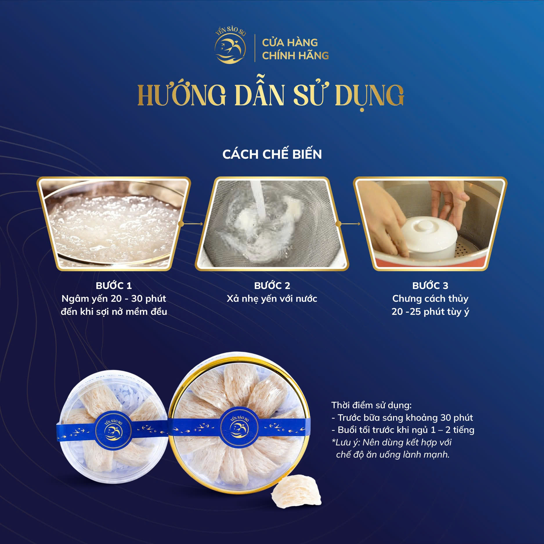 tổ yến tinh chế 100g