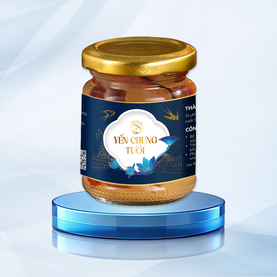 yến chưng Đường phèn 300ml/ 35gr yến tươi