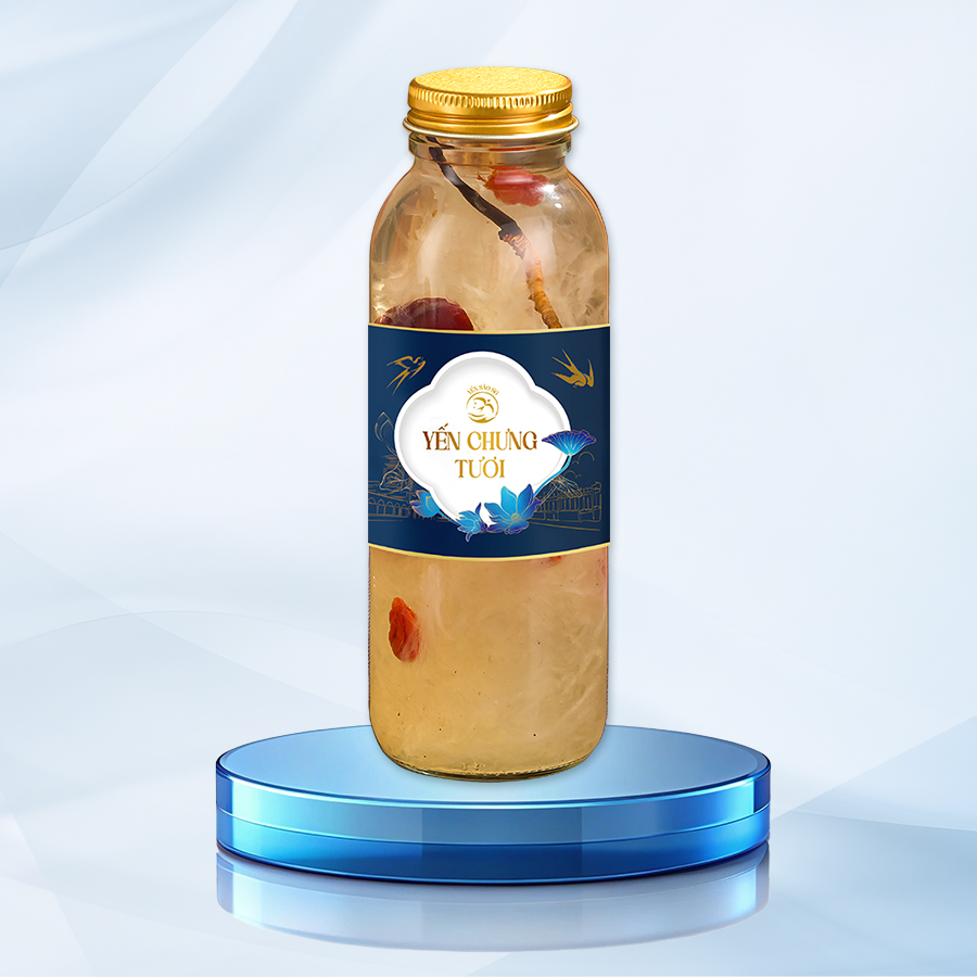 yến chưng Đường phèn 300ml/ 35gr yến tươi