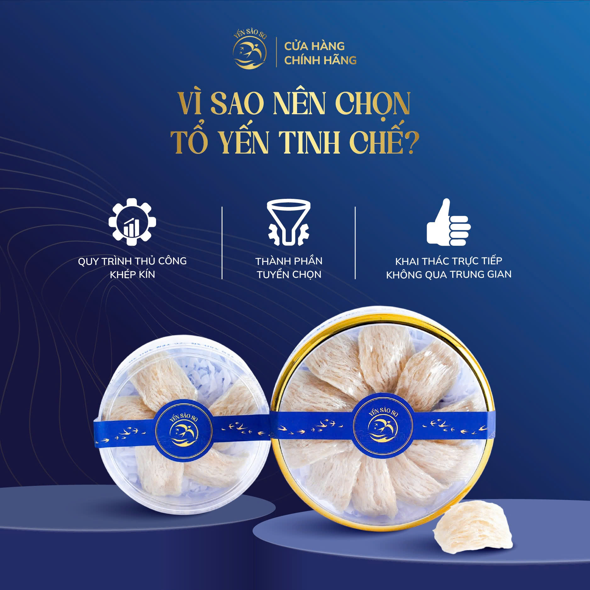 tổ yến tinh chế 100g
