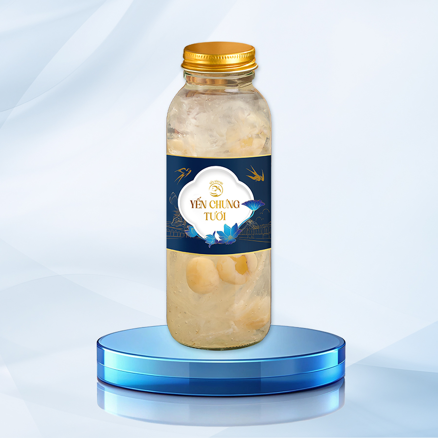 yến chưng Đường phèn 300ml/ 35gr yến tươi