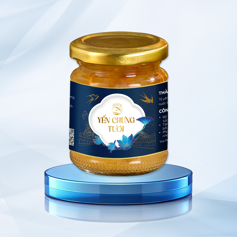 yến chưng Đường phèn 300ml/ 35gr yến tươi